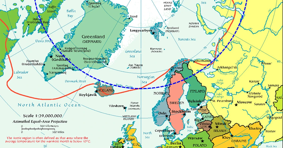 How Global Warming Is Affecting Arctic Circle Map?